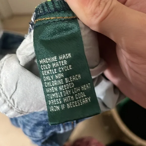 Lauren Jeans Co. Ralph Lauren Blue Wide Leg Jeans Size 10P - Picture 5 of 13